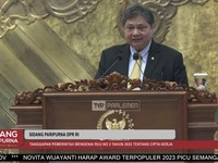 Airlangga: UU Cipta Kerja Hindari RI dari Badai Besar Ekonomi