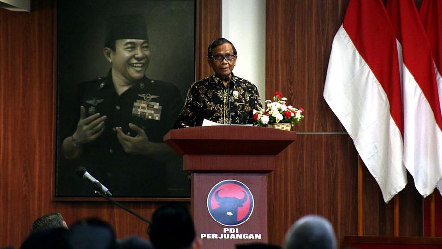 Menko Polhukam Mahfud MD. (Dok. PDIP)