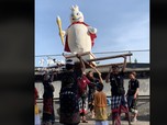 Viral Ogoh-Ogoh Mixue Ikut Pawai Jelang Nyepi di Bali