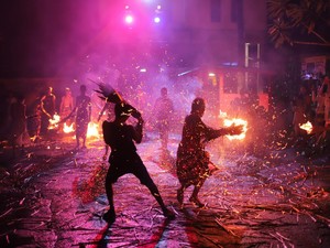 3 Tradisi Pengerupukan, Upacara Sehari Sebelum Nyepi