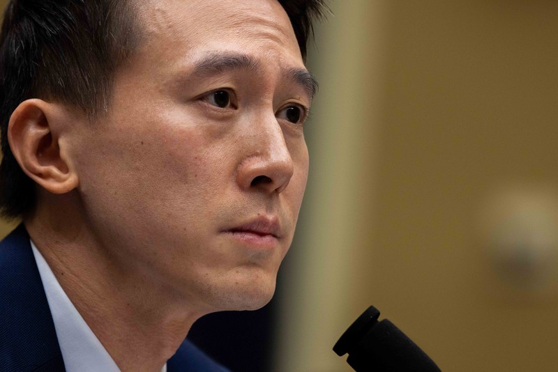 UNITED STATES - MARCH 23: Rep. Buddy Carter, R-Ga., questions TikTok CEO Shou Zi Chew during the House Energy and Commerce Committee hearing titled TikTok: How Congress Can Safeguard American Data Privacy And Protect Children From Online Harms, in Rayburn Building on Thursday, March 23, 2023. (Tom Williams/CQ-Roll Call, Inc via Getty Images)