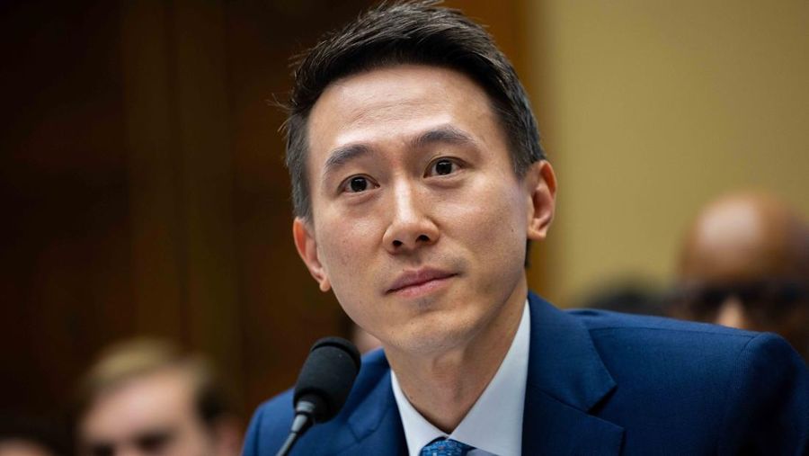 TikTok CEO Shou Zi Chew (Photo by Nathan Posner/Anadolu Agency via Getty Images)