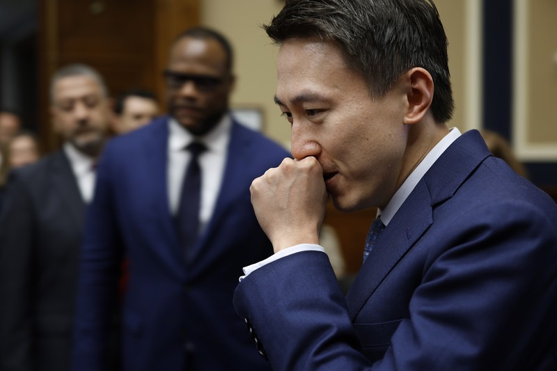 1249153544 UNITED STATES - MARCH 23: Rep. Buddy Carter, R-Ga., questions TikTok CEO Shou Zi Chew during the House Energy and Commerce Committee hearing titled TikTok: How Congress Can Safeguard American Data Privacy And Protect Children From Online Harms, in Rayburn Building on Thursday, March 23, 2023. (Tom Williams/CQ-Roll Call, Inc via Getty Images)