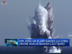 Kim Jong Un Klaim Sukses Coba Drone Nuklir Bawah Laut