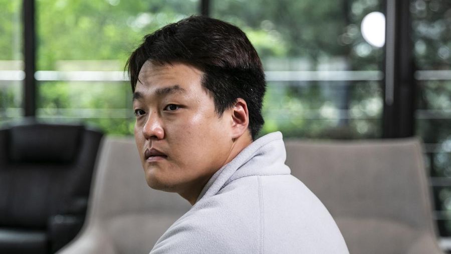 Do Kwon, co-founder and chief executive officer of Terraform Labs, in the company's office in Seoul, South Korea, on Thursday, April 14, 2022. Kwon is counting on the oldest cryptocurrency as a backstop for his stablecoin, which some critics liken to a ginormous Ponzi scheme. Photographer: Woohae Cho/Bloomberg via Getty Images