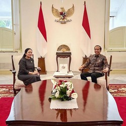 Sstt!! Diam-diam Puan Maharani Temui Jokowi di Istana Jakarta