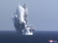 Bisa Buat 'Tsunami', Potret Rudal Nuklir Bawah Laut Korut