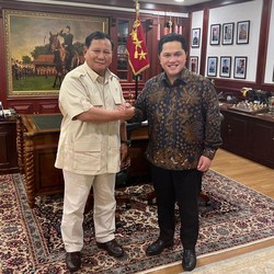 Terungkap, Ini Isi Pertemuan Erick Thohir & Prabowo Subianto