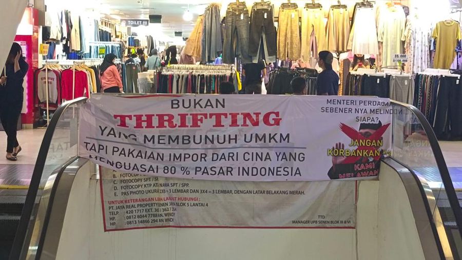 Pusat Pakai Bekas Senen (CNBC Indonesia/Martyasari Rizky)