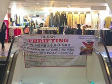 Pedagang: Bukan Thrifting Bunuh UKM, Tapi Pakaian Impor China