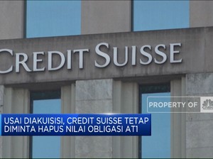 Video: Sah! Obligasi AT1 Credit Suisse Resmi Dihapus!