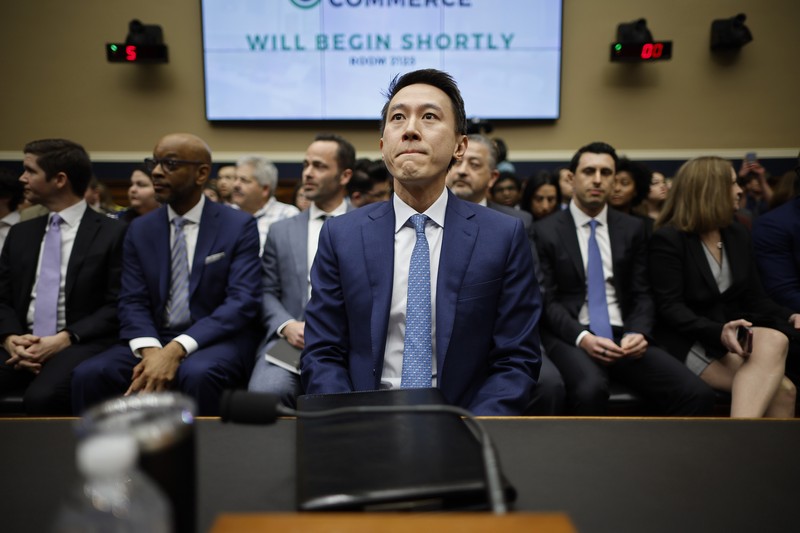 1249153544 UNITED STATES - MARCH 23: Rep. Buddy Carter, R-Ga., questions TikTok CEO Shou Zi Chew during the House Energy and Commerce Committee hearing titled TikTok: How Congress Can Safeguard American Data Privacy And Protect Children From Online Harms, in Rayburn Building on Thursday, March 23, 2023. (Tom Williams/CQ-Roll Call, Inc via Getty Images)