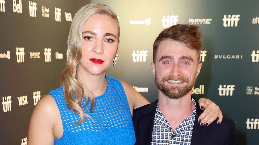 TORONTO, ONTARIO - SEPTEMBER 08: (L-R) Erin Darke and Daniel Radcliffe attend the