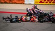 Detik-Detik Tabrakan MotoGP yang Buat Marc Marquez Dihukum