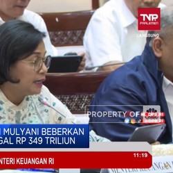 Depan DPR, Sri Mulyani Beberkan Transaksi Janggal Rp349 T