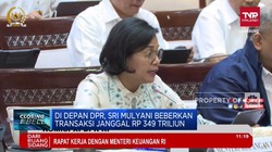 Depan DPR, Sri Mulyani Beberkan Transaksi Janggal Rp349 T