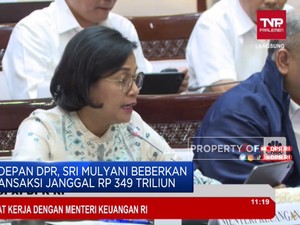 Depan DPR, Sri Mulyani Beberkan Transaksi Janggal Rp349 T