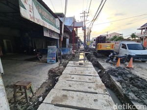 Ada Pengerjaan Drainase di Jalan Kyai Mojo Jogja, Rekayasa Lalin Disiapkan
