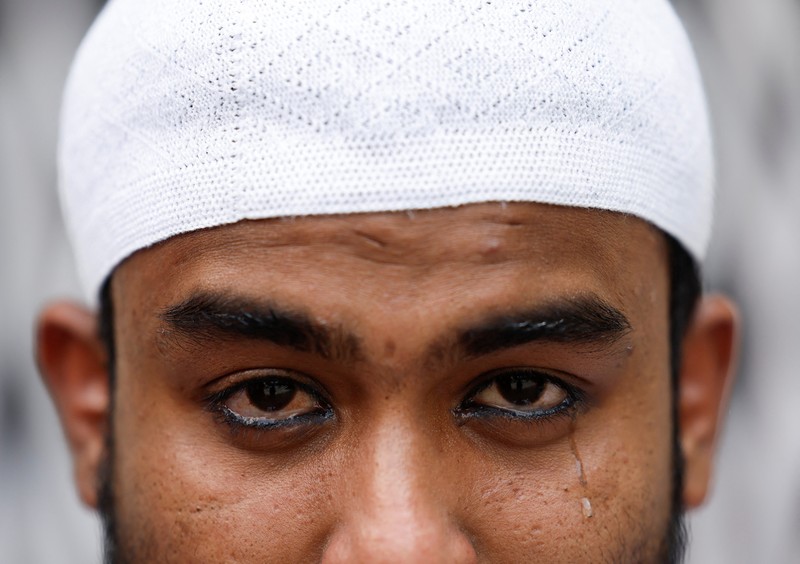 RELIGION-RAMADAN/BANGLADESH Muslims attend Friday prayer on the first day of Ramadan at Baitul Mukarram National Mosque in Dhaka, Bangladesh, March 24, 2023. REUTERS/Mohammad Ponir Hossain TPX IMAGES OF THE DAY