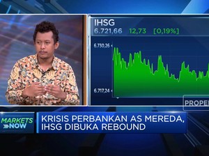 IHSG Sukses Rebound, Sentimen Krisis Bank di AS Mereda?