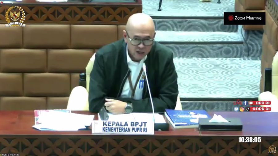 Komisi V DPR RI RDP Dengan Kpala BPJT Kementerian PUPR RI