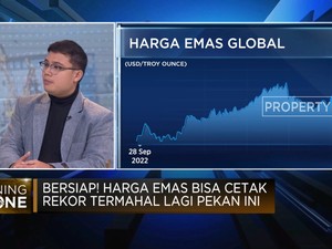 Krisis Global Masih Mengancam, Harga Emas Bisa Cetak Rekor?