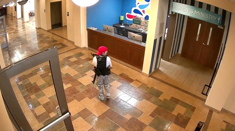 A still image from surveillance video shows what the Metropolitan Nashville Police Department describe as mass shooting suspect Audrey Elizabeth Hale, 28, arriving by car at The Covenant School carrying weapons in Nashville, Tennessee, U.S. March 27, 2023.  Metropolitan Nashville Police Department/Handout via REUTERS   THIS IMAGE HAS BEEN SUPPLIED BY A THIRD PARTY. NO RESALES. NO ARCHIVES