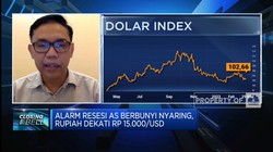 Video: Alarm Resesi AS Menguat, Rupiah Dekati Rp 15.000/USD