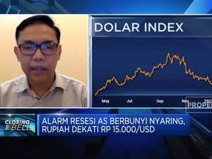 Video: Alarm Resesi AS Menguat, Rupiah Dekati Rp 15.000/USD