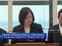 Bikin Panas China, Presiden Taiwan Ngotot Pergi ke AS