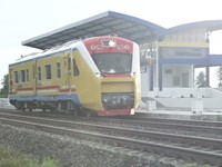 Penampakan Kereta Api Pertama di Sulawesi yang Dijajal Jokowi
