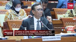 DPR Panggil Mahfud MD, Klarifikasi Transaksi Rp 349 Triliun