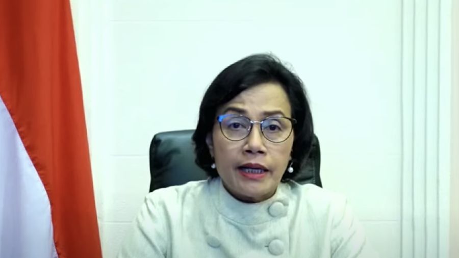 Menteri Keuangan Sri Mulyani memberi keterangan Press Statement THR dan Gaji 13. (Tangkapan Layar Youtube)