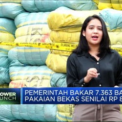 Video: Pemerintah Bakar Pakaian Bekas Impor Rp 80 M