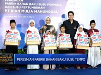Video: Peresmian Pabrik Bahan Baku Susu Tempo