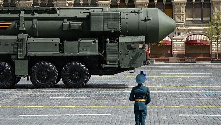 Rudal balistik antarbenua Yars. (Reuters)