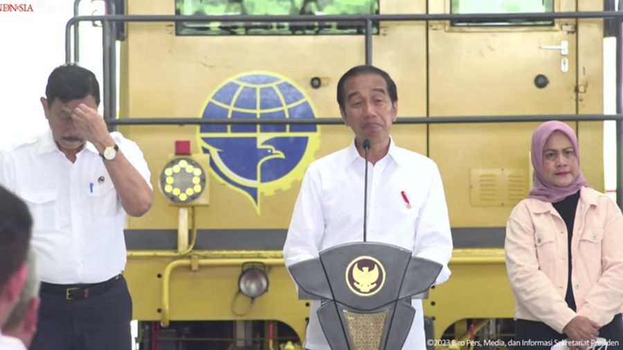 Sambutan Presiden Jokowi pada Peresmian Depo Kereta Api Maros, Kabupaten Maros, 29/3/2023