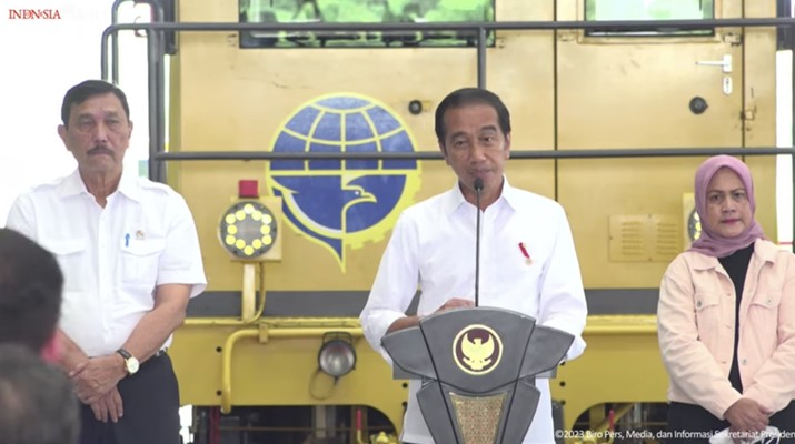 Sambutan Presiden Jokowi pada Peresmian Depo Kereta Api Maros, Kabupaten Maros, 29/3/2023