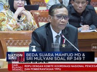 Video: Beda Suara Mahfud MD & Sri Mulyani Soal Rp 349 T