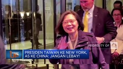 Presiden Taiwan ke New York, AS ke China: Jangan Lebay!