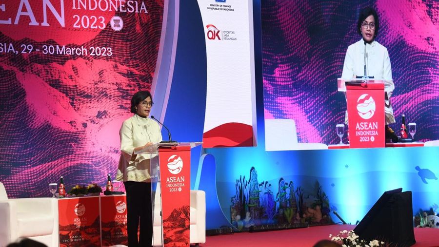 Pertemuan Menteri Keuangan dan Gubernur Bank Sentral Negara Anggota ASEAN dengan Asosiasi Pelaku Usaha Global di ASEAN Perkuat ASEAN Sebagai Pusat Pertumbuhan Dunia. (Dok, Menkeu)