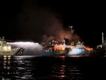 Penampakan Kebakaran Kapal Feri di Filipina, 31 Orang Tewas