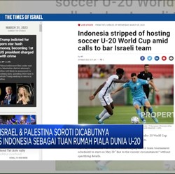 Media Israel & Palestina Soroti Status Tuan Rumah Pildun U-20