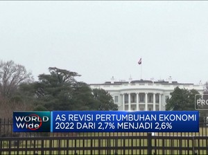 AS Revisi Pertumbuhan Ekonomi 2022 Dari 2,7% Menjadi 2,6%