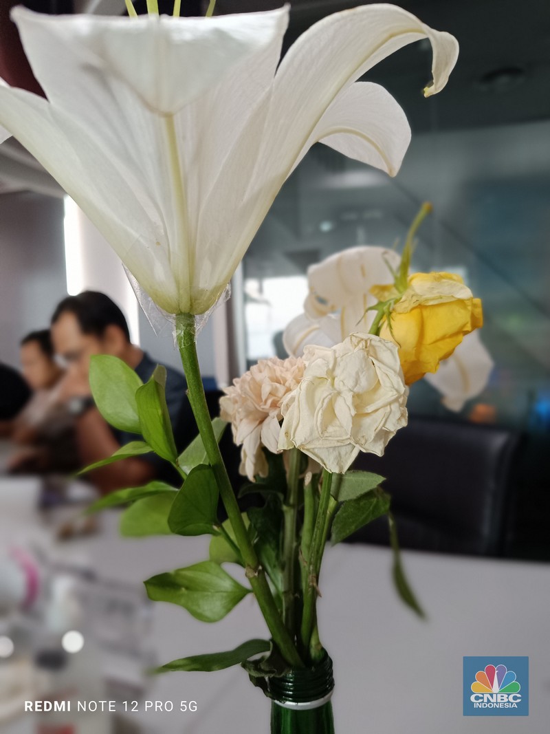 Hasil jepretan Xiaomi Redmi Note 12 Pro 5G Night Mode On. (CNBC Indonesia/Tini Bohang)