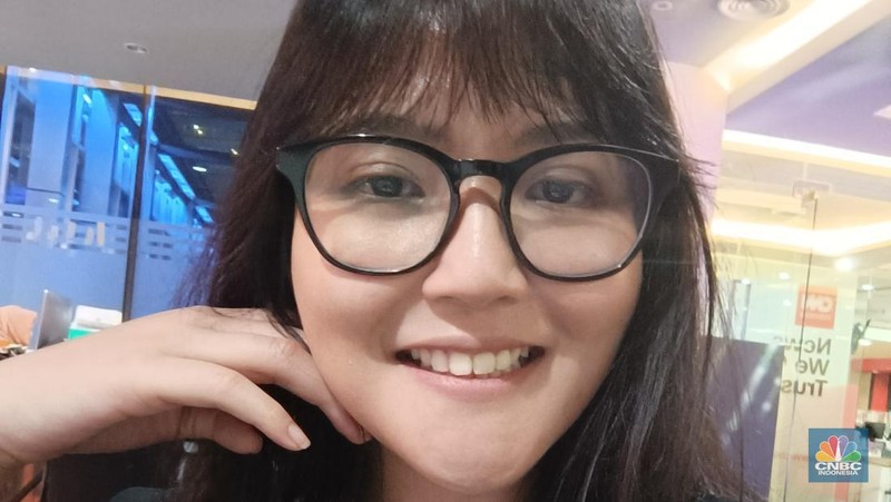 Hasil jepretan Xiaomi Redmi Note 12 Pro 5G Selfie Mode On. (CNBC Indonesia/Tini Bohang)