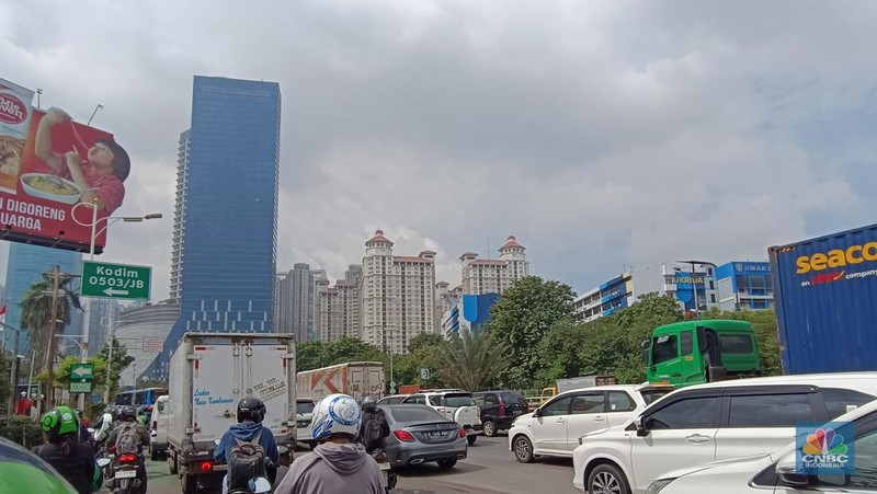 Hasil jepretan Xiaomi Redmi Note 12 Pro 5G Selfie Mode On. (CNBC Indonesia/Tini Bohang)