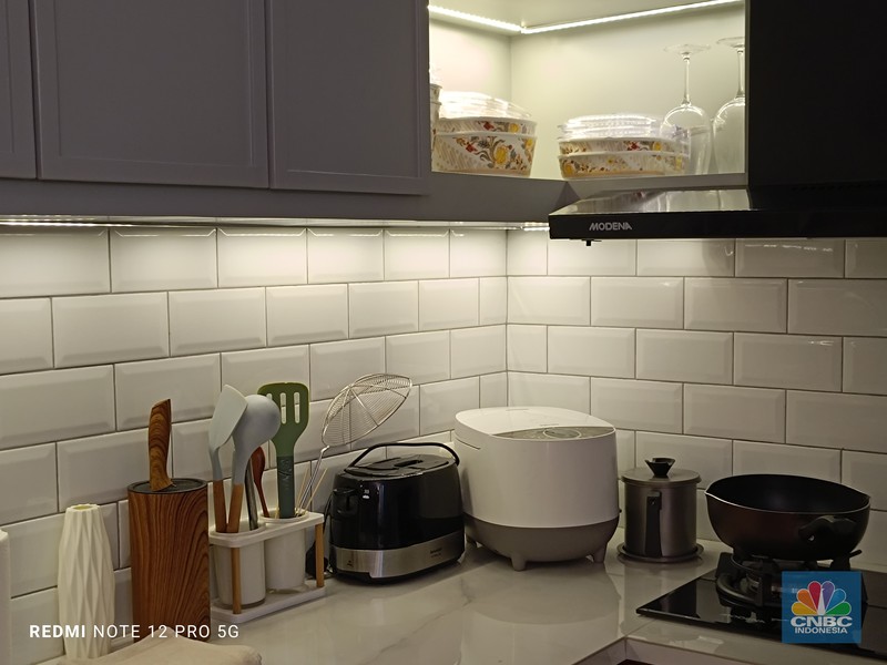 Hasil jepretan Xiaomi Redmi Note 12 Pro 5G Night Mode On. Hasil jepretan Xiaomi Redmi Note 12 Pro 5G Night Mode On. (CNBC Indonesia/Tini Bohang)