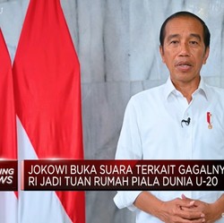 Jokowi Kecewa & Sedih FIFA Batalkan Piala Dunia U-20 di RI