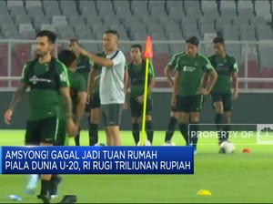 Gagal Jadi Tuan Rumah Piala Dunia U-20, RI Rugi Triliunan